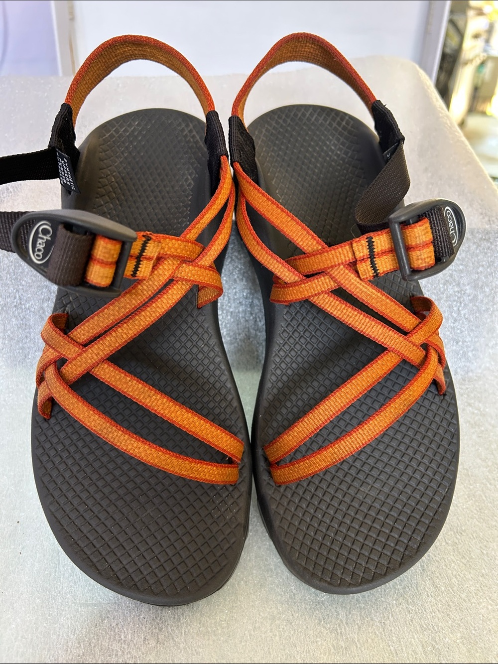 Chaco Orange and Black Z Sandals - Picture 2 of 8
